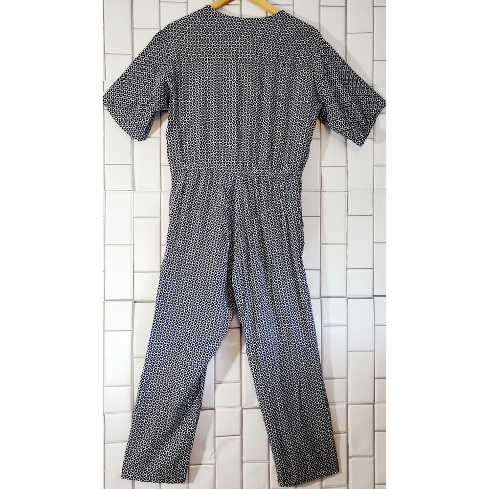 H&M Lightweight Short Sleeve Jumpsuit  Color(s) Bl - Picture 2 of 10